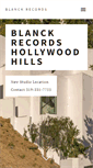 Mobile Screenshot of blanckrecords.com